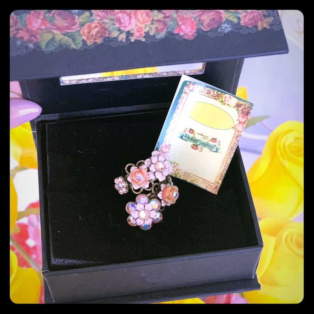 Michal Negrin floral ring